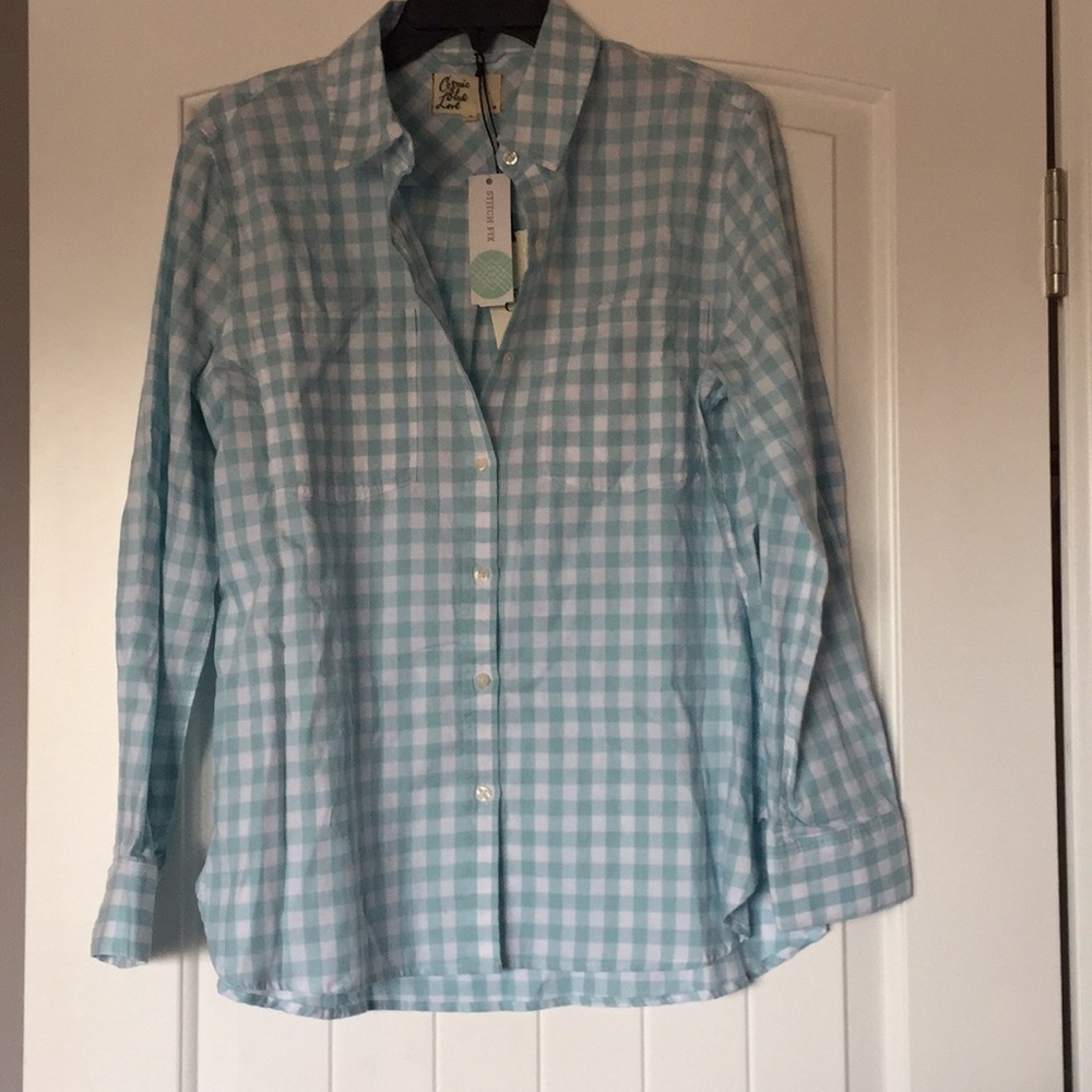Hanna Button Down Cotton Top